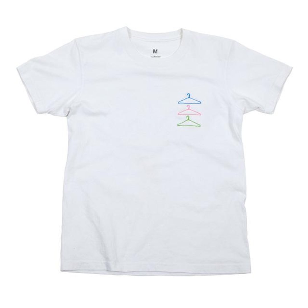 缤纷衣架组 刺绣T恤 男女同款 XS–XL Tcollector - 女装 T 恤 - 棉 白色