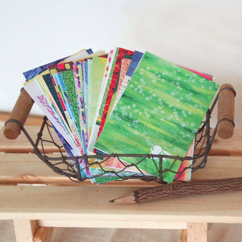 名片小卡组－年历画作精选 (45入) - 卡片/明信片 - 纸 多色