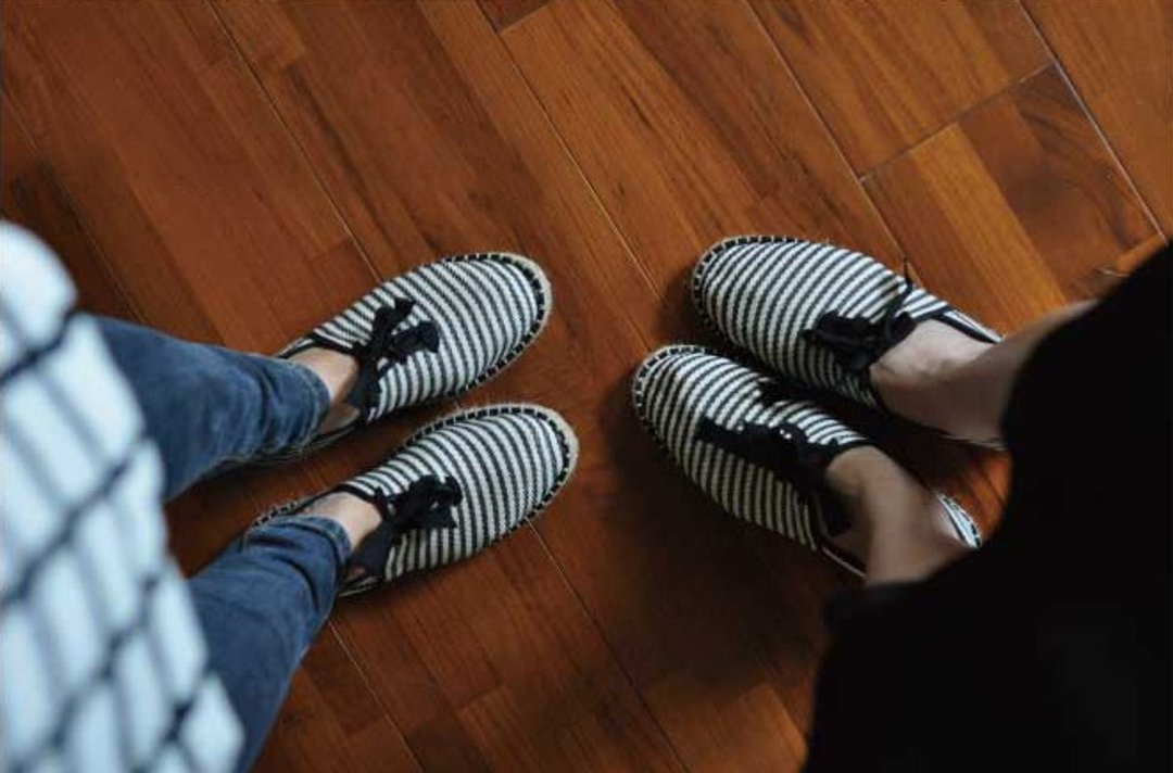 Espadrilles毕卡索经典绑带款草编鞋 - 女款休闲鞋 - 植物．花 