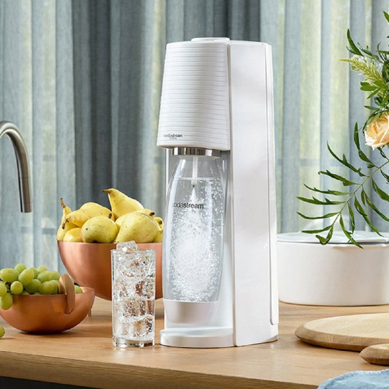 #限量福利品 英国 sodastreamTERRA 自动扣瓶气泡水机-白 - 厨房家电 - 其他材质 白色