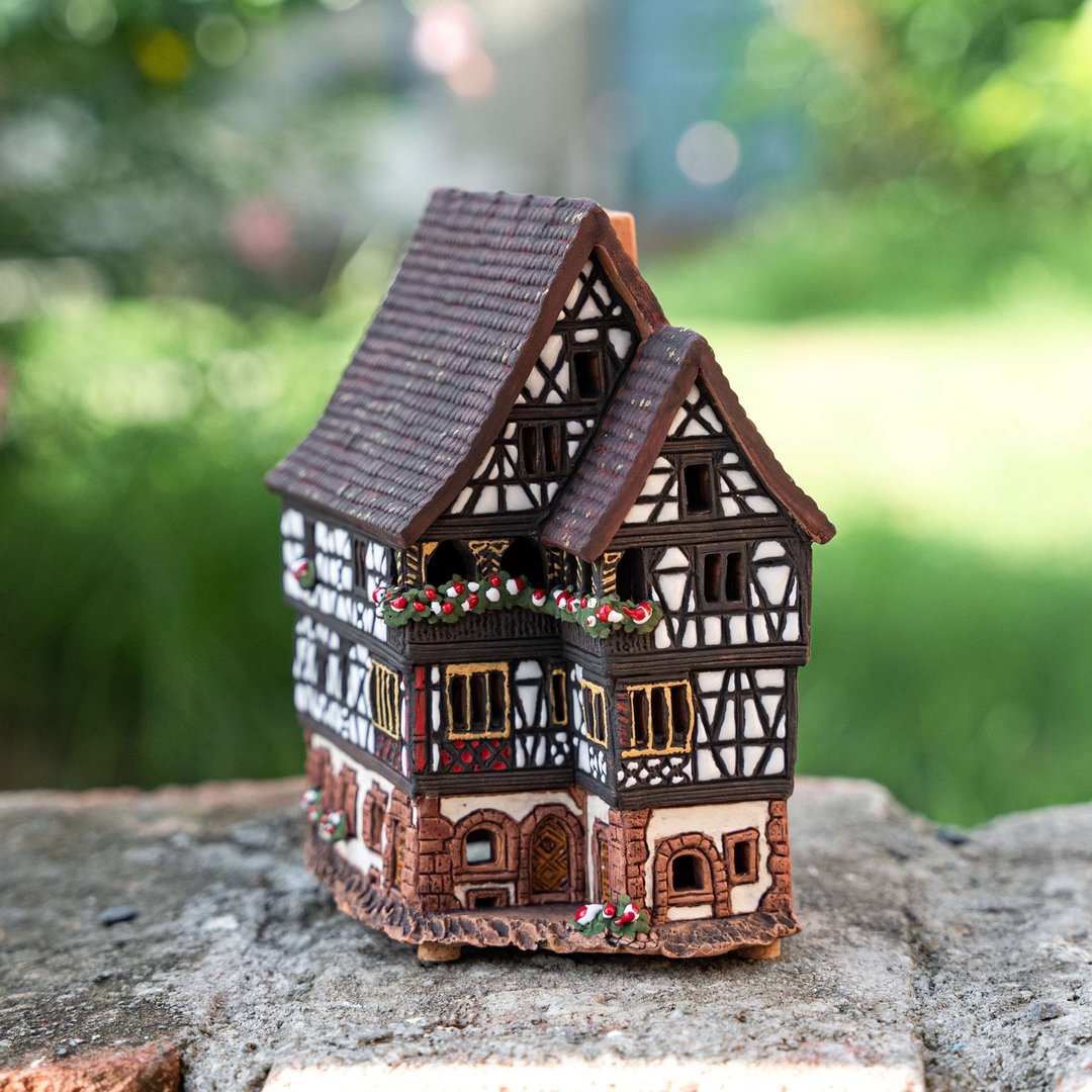 法国凯瑟斯贝格小屋 高12cm - 摆饰 - 陶 