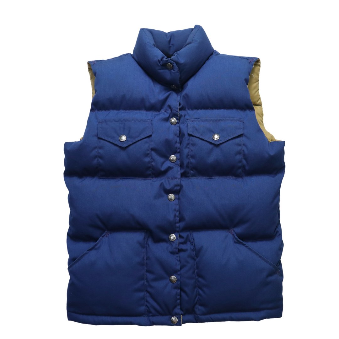 70-80s The North Face 茶标 美国制 海军蓝羽绒背心 鹅绒背心 - 女装背心 - 其他材质 蓝色
