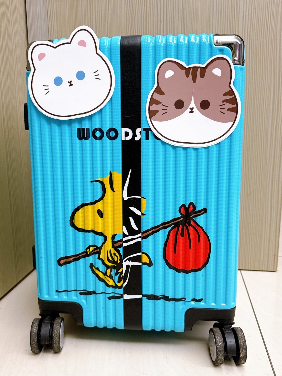 猫咪柑仔店防水行李箱贴纸 猫咪大头 - 贴纸 - 防水材质 