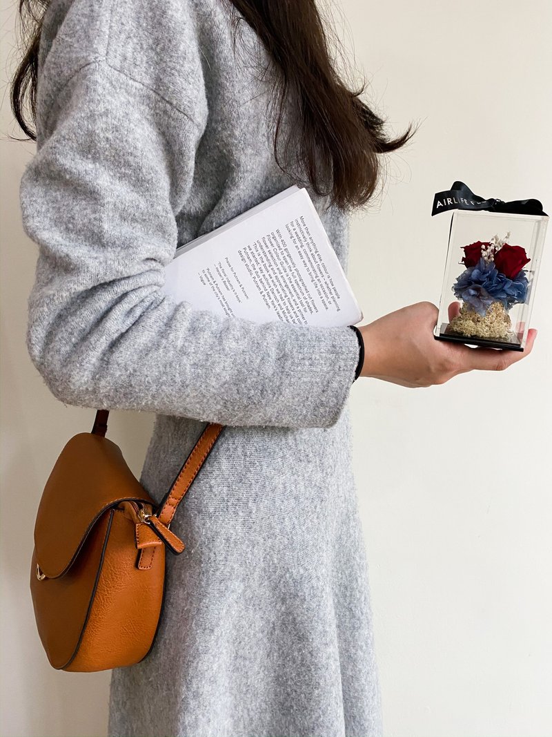 优雅  一种生活选择  永生花透明花礼 - 植栽/盆栽 - 植物．花 红色