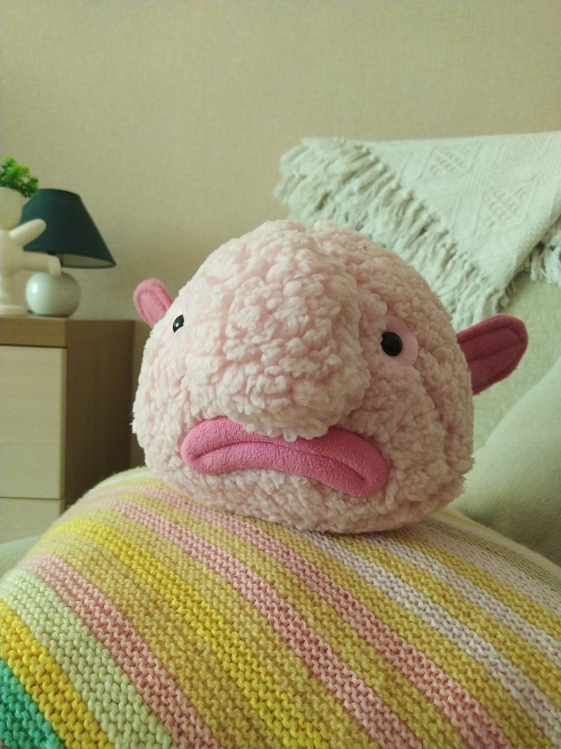Blobfish plush - 玩偶/公仔 - 聚酯纤维 粉红色