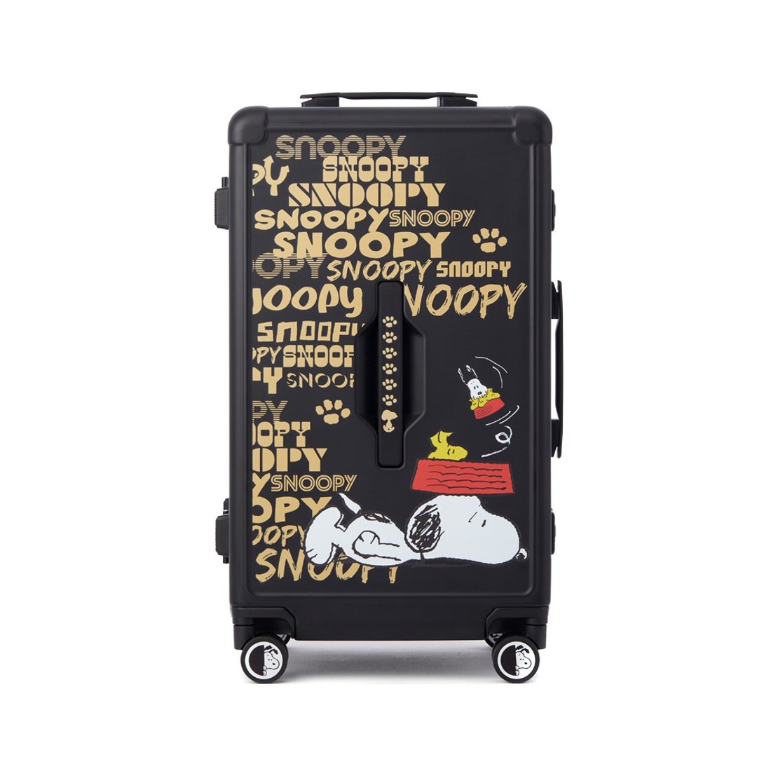 【新品上市】SNOOPY放空系列24寸行李箱-黑 - 行李箱/行李箱保护套 - 塑料 黑色