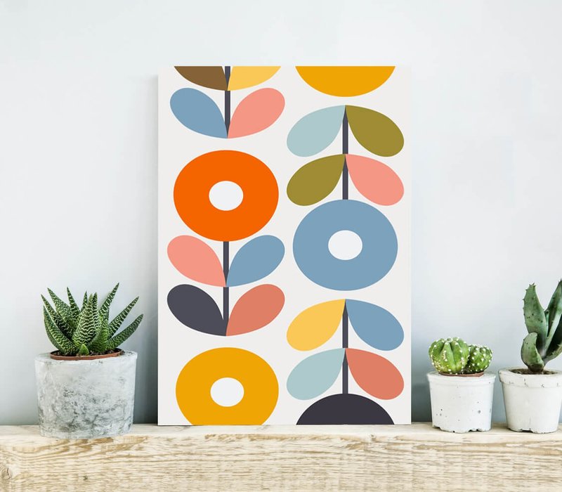 儿童房墙壁艺术、儿童房花卉艺术品印刷品 - 海报/装饰画/版画 - 纸 