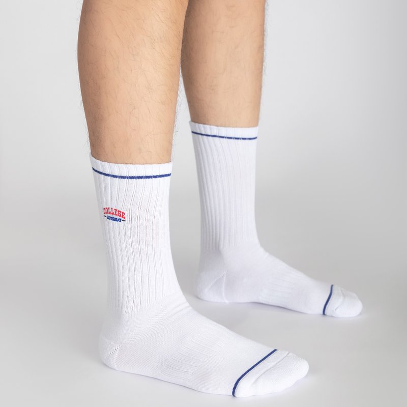 运动健身训练袜 - 袜子 - 棉．麻 白色