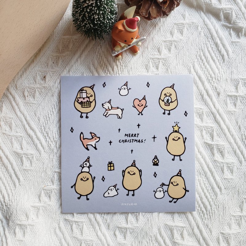 It's Christmas time! 圣诞贴纸 - 贴纸 - 纸 蓝色