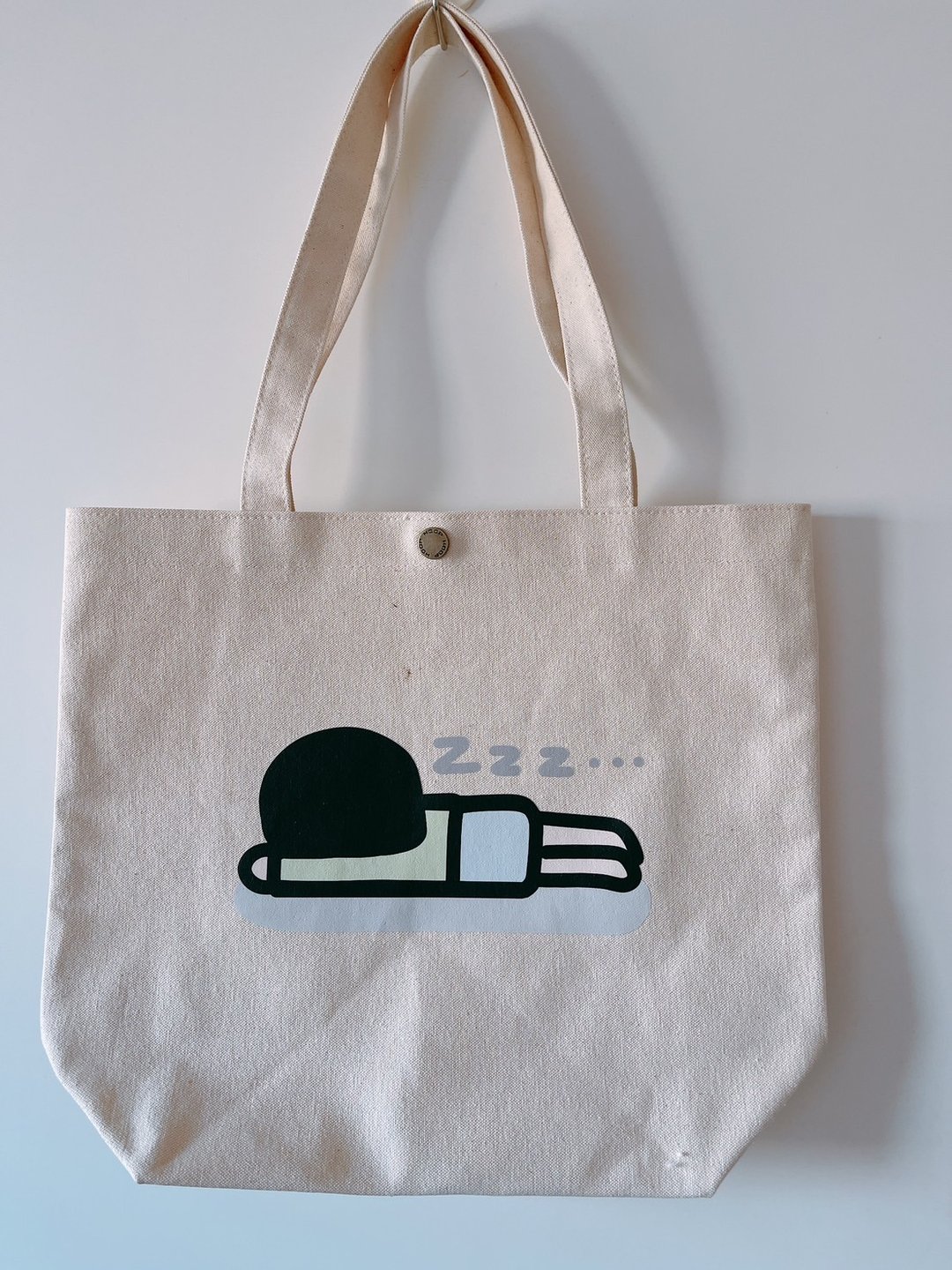 只想躺着 L size 帆布袋 - 手提包/手提袋 - 其他人造纤维 白色