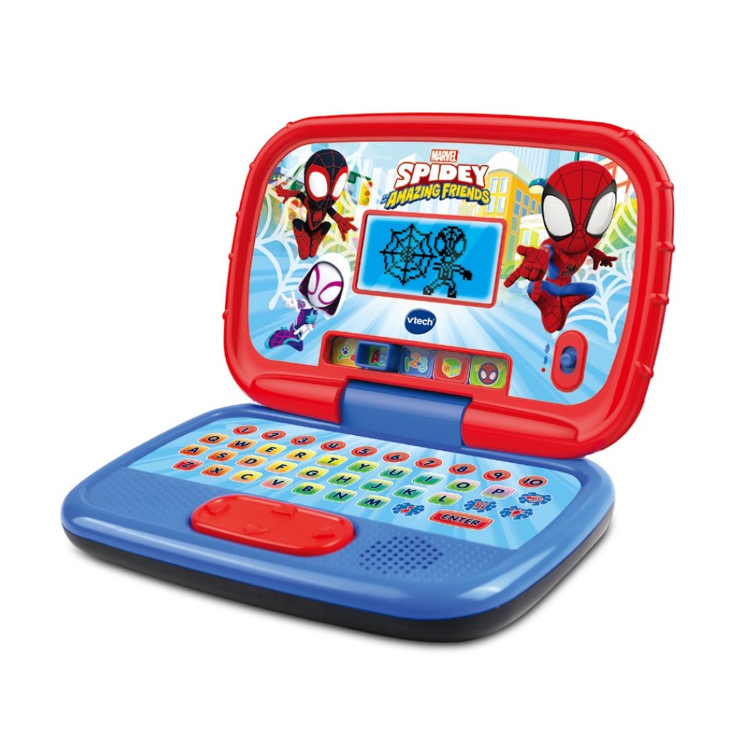 Vtech　蜘蛛人交互学习小笔电 - 玩具/玩偶 - 塑料 