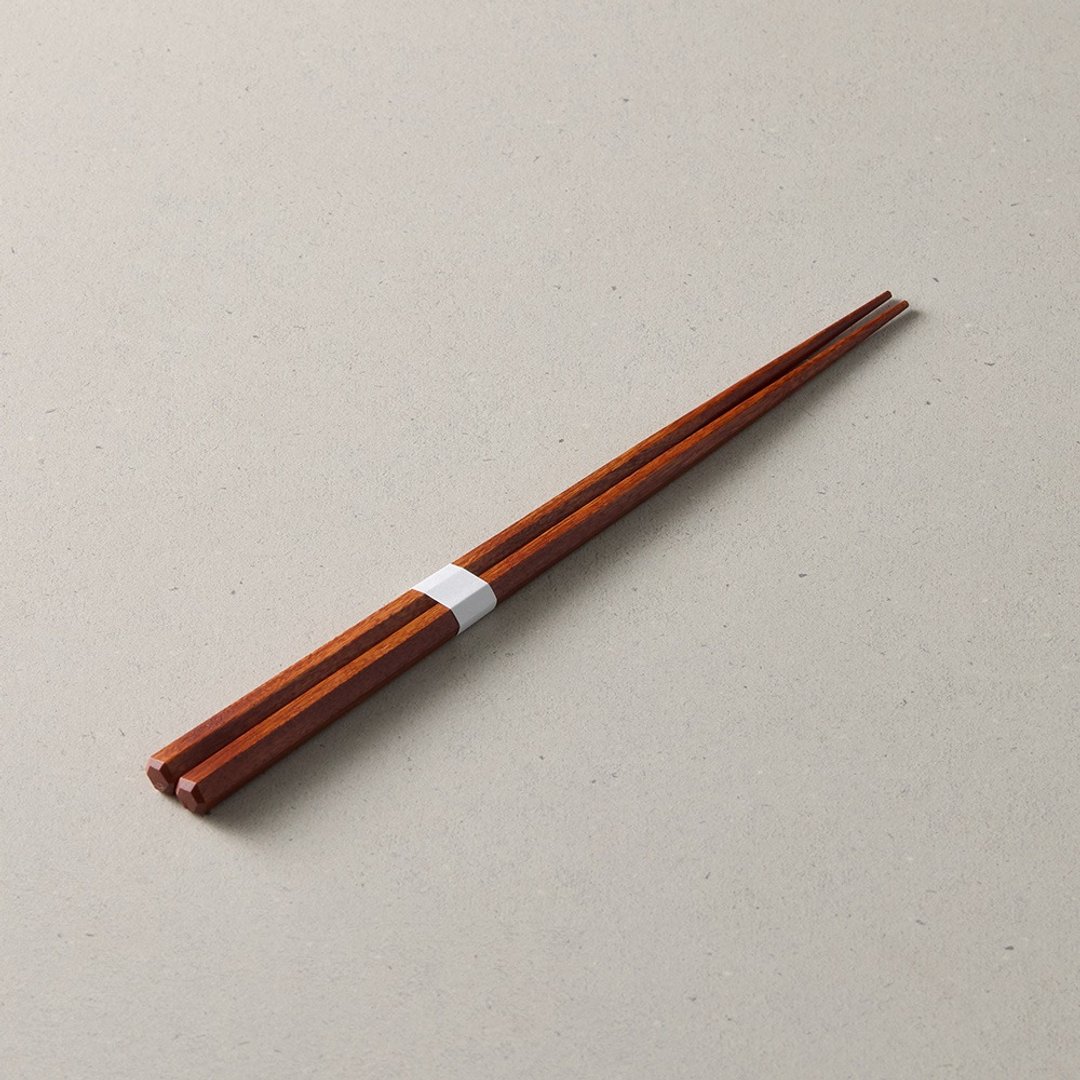日本川上-龟甲六角木筷-棕色(21cm) - 筷子/筷架 - 木头 咖啡色