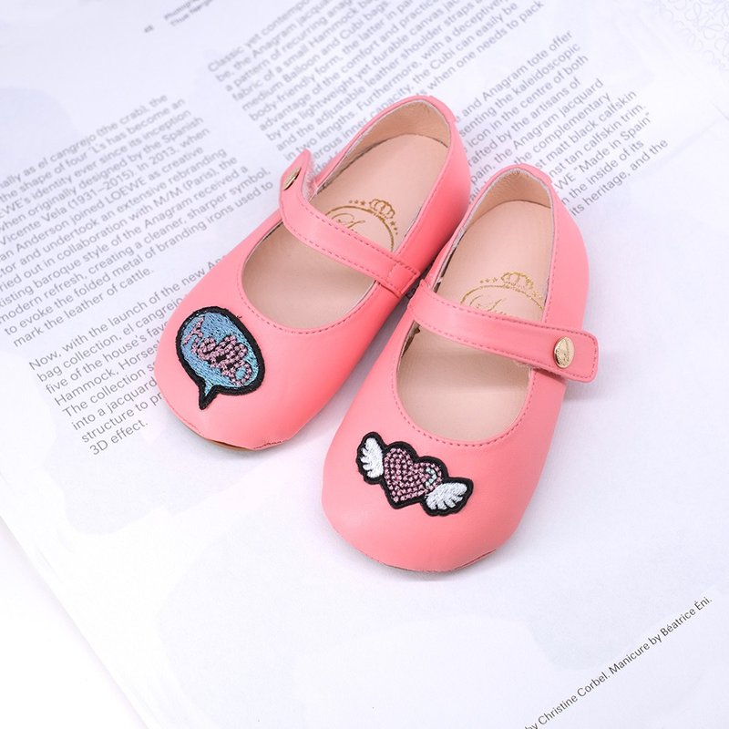 Hello Baby 学步鞋 1576-粉色 - 童装鞋 - 人造皮革 粉红色