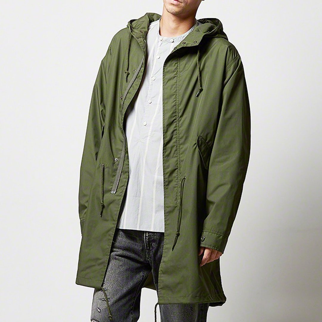 军事军装工装风格长版风衣 军绿色 M51 parka 防泼水 MOD 英伦 - 女装休闲/机能外套 - 防水材质 绿色