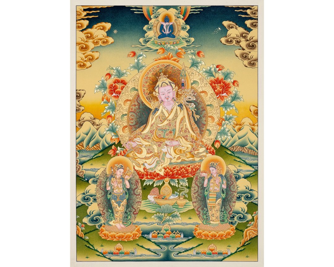 师父唐卡画作  藏传佛教艺术 - 墙贴/壁贴 - 其他材质 多色