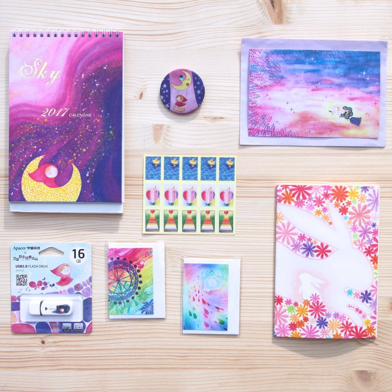 克里斯多插画森林－限量超值福袋礼包* - 年历/台历 - 纸 