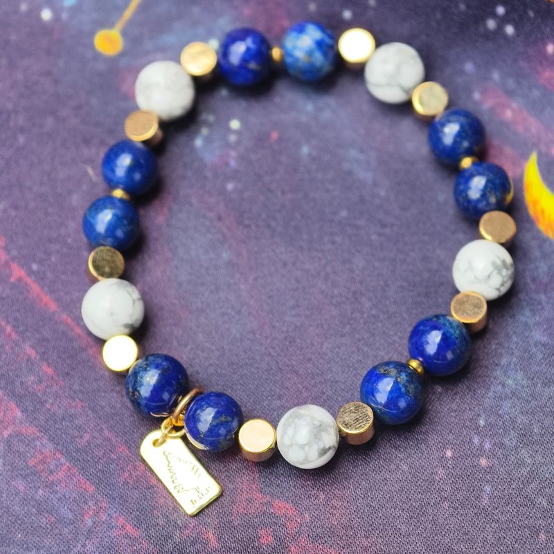 创意 设计 手链 帝国蓝月 Imperial Blue Moon - 手链/手环 - 水晶 蓝色