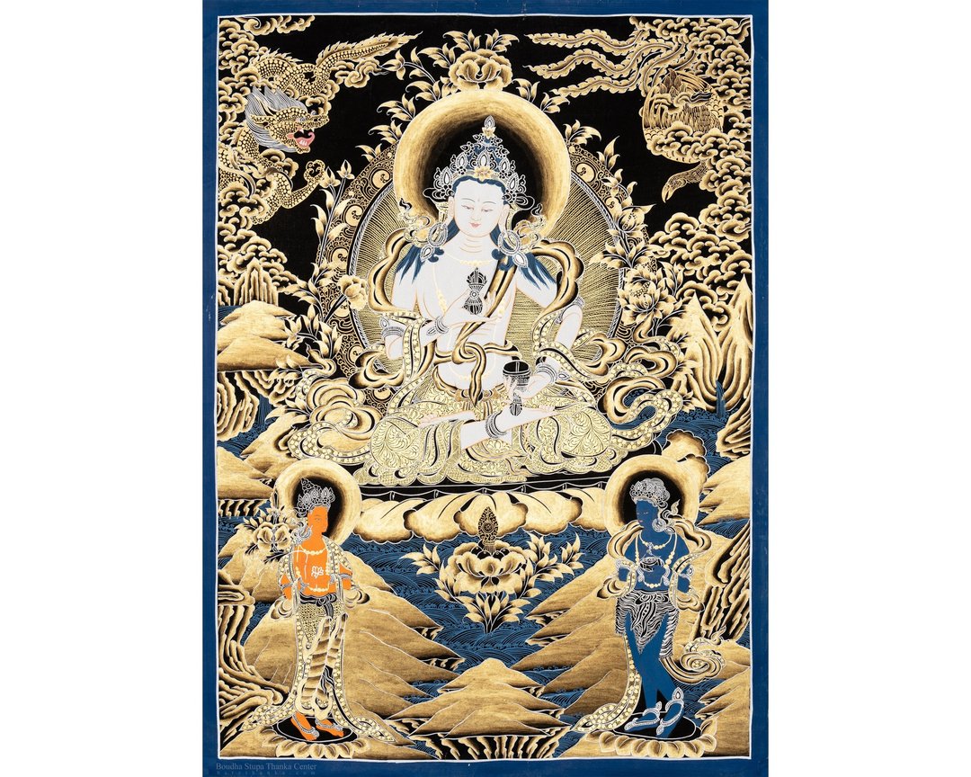 佛教多杰桑巴唐卡艺术 - 神圣净化 - 墙贴/壁贴 - 其他材质 多色