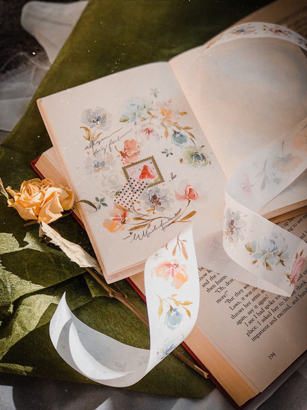 一朵 - 和纸胶带(特油含离型纸) - 纸胶带 - 纸 