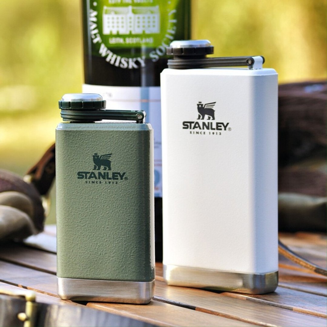 STANLEY 宽口酒壶0.14L / 简约白 - 保温瓶/保温杯 - 不锈钢 