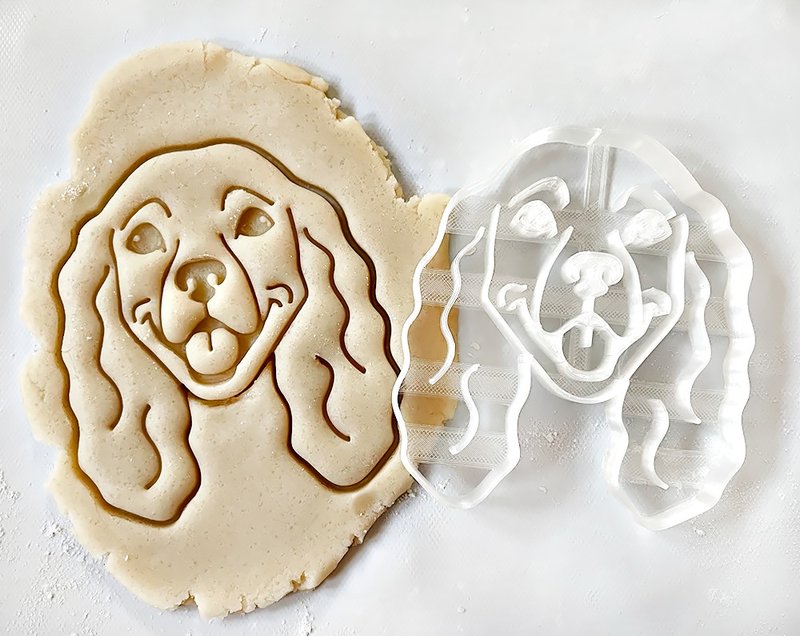 可卡犬造型饼干压模 - 其他 - 塑料 