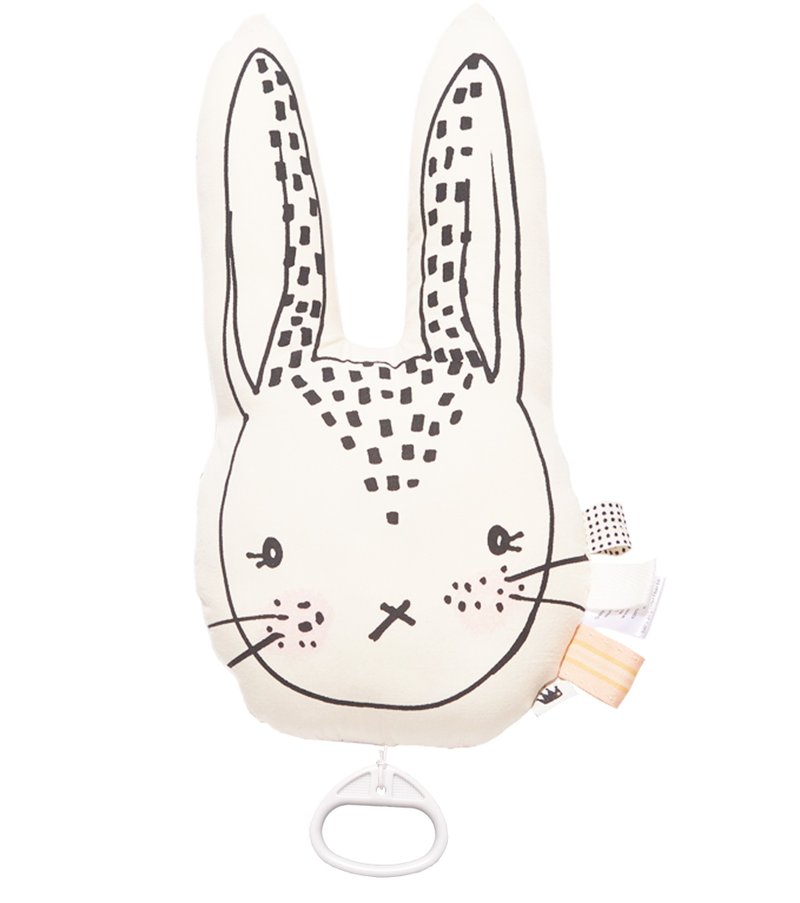 弥月送礼首选@好萌兔兔音乐抱枕 - 玩具/玩偶 - 棉．麻 粉红色