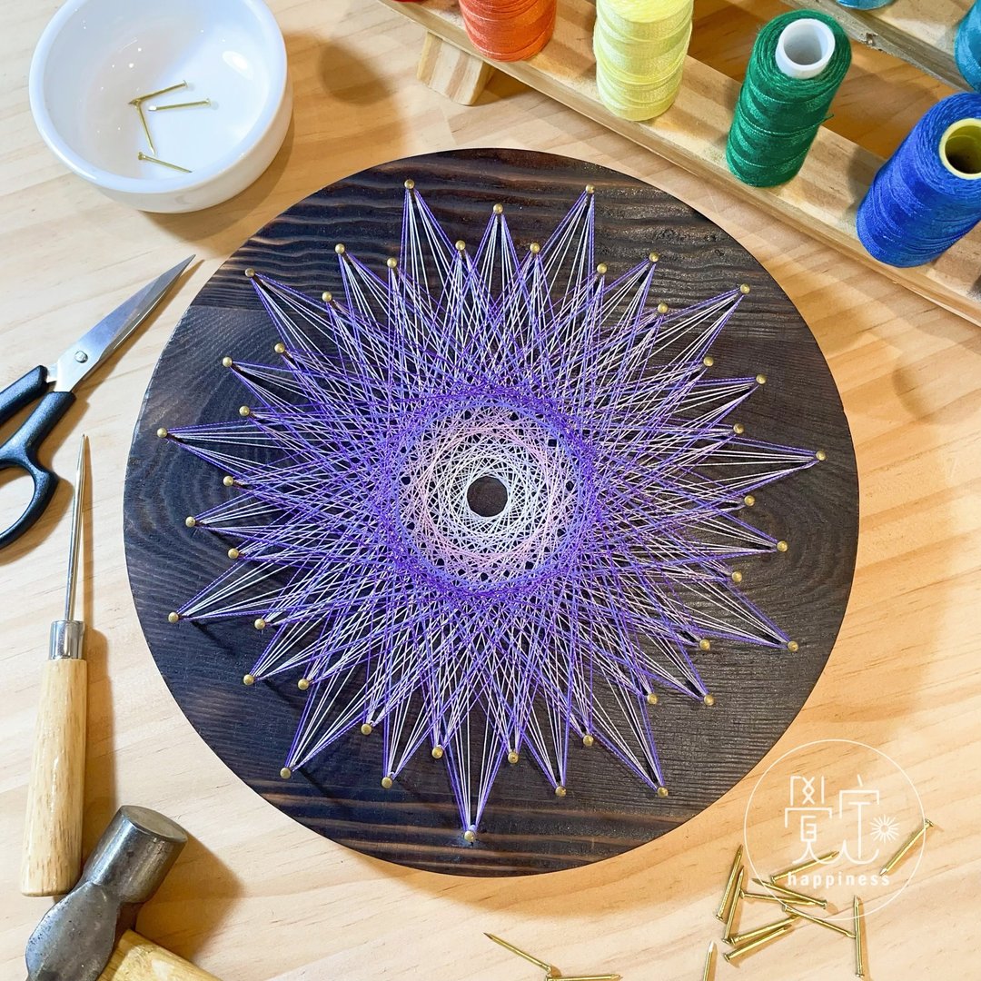 Stringart 艺术作品 - 摆饰 - 其他材质 多色