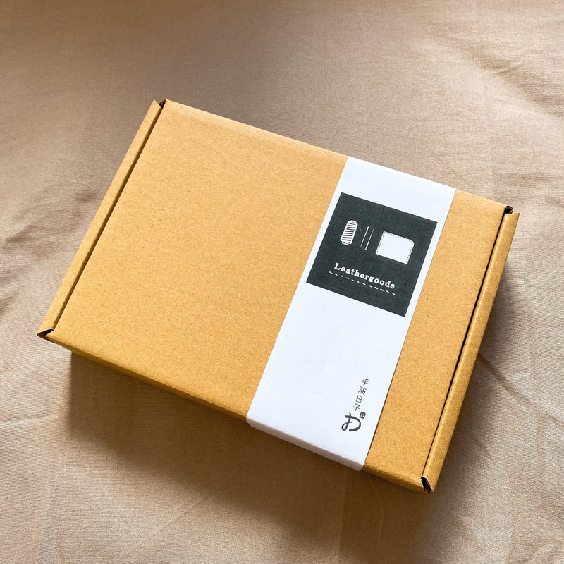 简易识别证【手缝皮件材料包】初学可 . 牛皮 . 定制化 - 皮件 - 真皮 咖啡色
