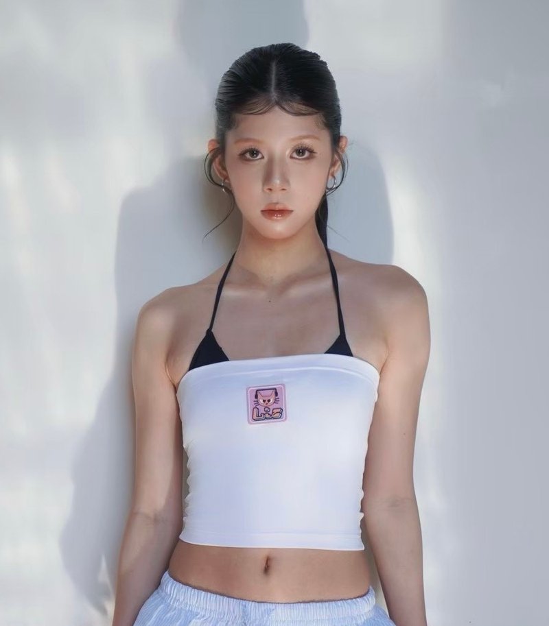 Liz Strapless Tube Top 平口 - 女装背心 - 棉 白色