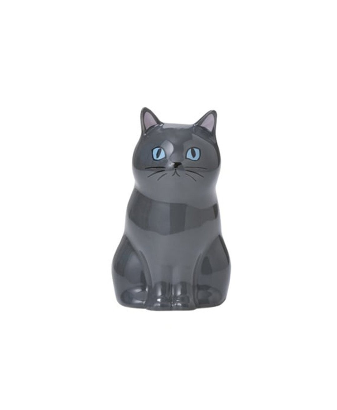 日本Magnets可爱动物系列猫咪造型陶瓷笔筒花瓶摆饰(黑猫) - 花瓶/陶器 - 瓷 黑色