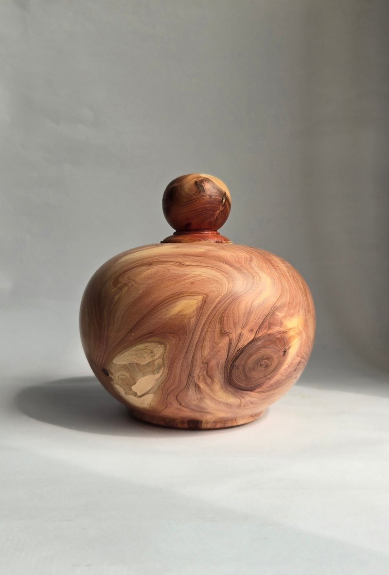 福袋【龙柏聚宝盆大品】居家/办公/开运聚财摆饰/木质香 - 摆饰 - 木头 