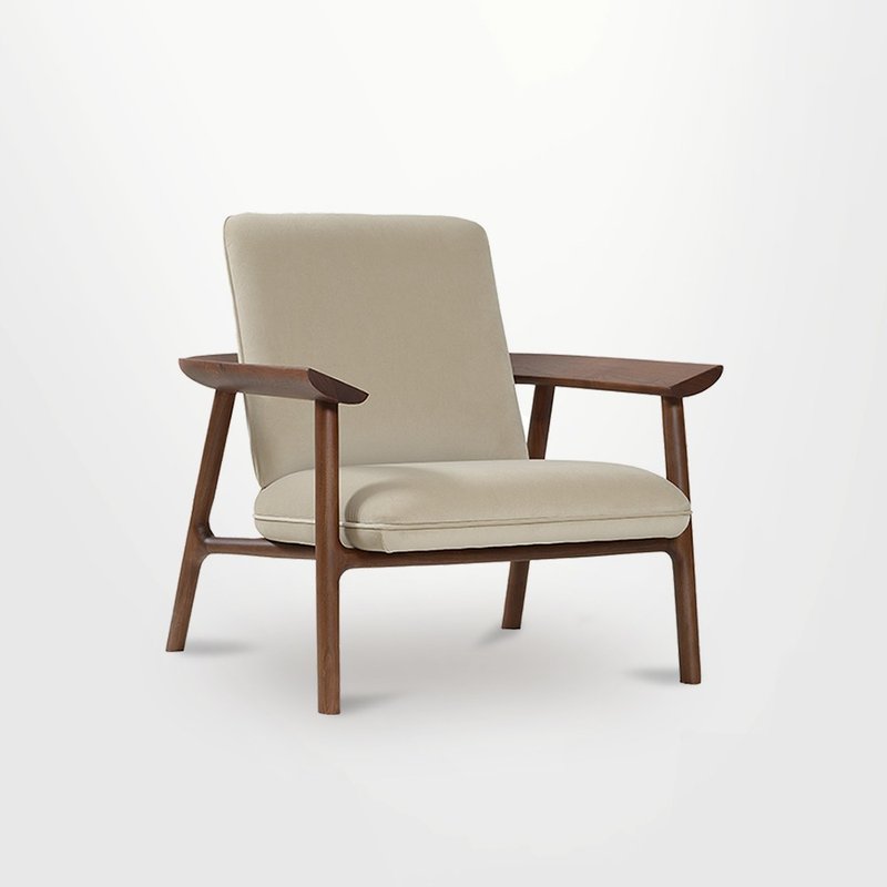 【D3原木家居】Arcadia 北美胡桃木休闲椅 - 椅子/沙发 - 木头 