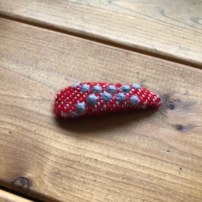 发饰 Patchin-dome Minapelhonen 手鼓手作 - 发饰 - 棉．麻 红色