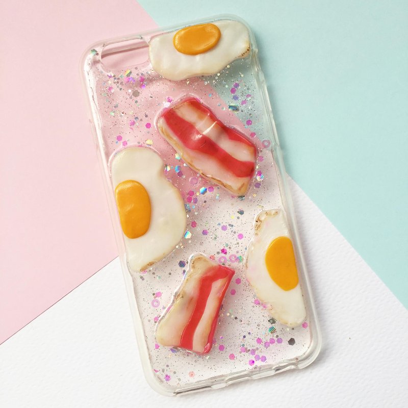 Becon+Fried egg Case - 手机壳/手机套 - 塑料 红色