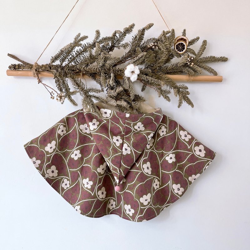 岛森家 / 精灵斗篷  / 芬兰精灵 - 童装外套 - 棉．麻 绿色