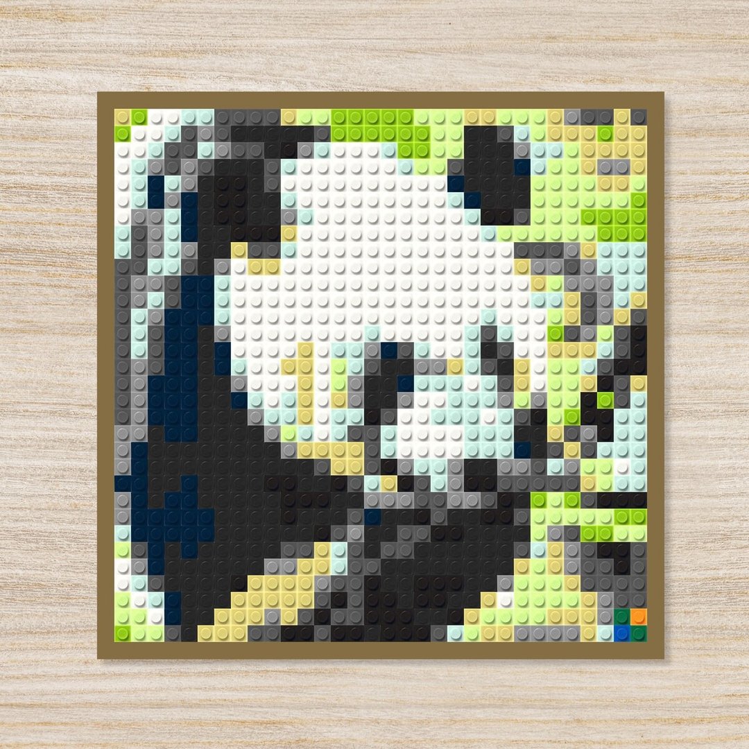 积木拼图 | Taipei Zoo 联名 熊猫  挂画 家具 - 木工/竹艺/纸艺 - 塑料 灰色