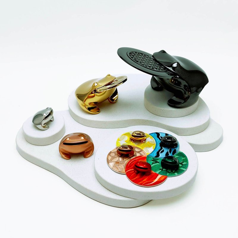 【新品】招财揪吉 随心叠座组合A (五行+五十+九十+千财+万贯) - 摆饰 - 其他材质 白色