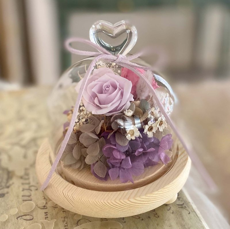 永生玫瑰玻璃罩 手作体验 一人成团 两人同行88折 情人节 礼物 - 植栽 - 植物．花 