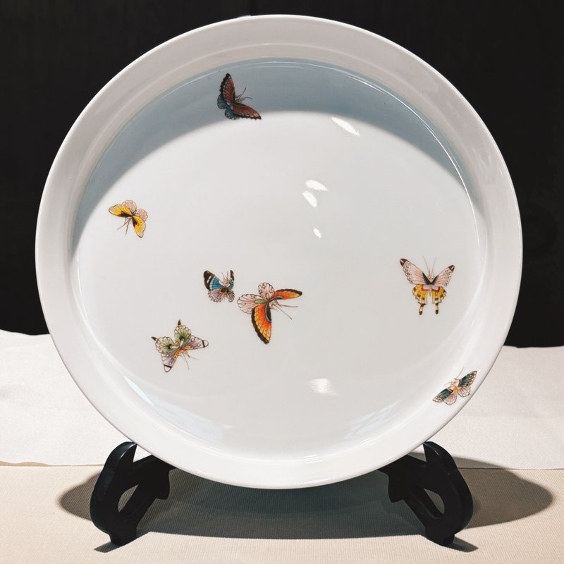 自慢监制 不言美器 釉中彩 海棠 官韵 壶承 - 茶具/茶杯 - 瓷 