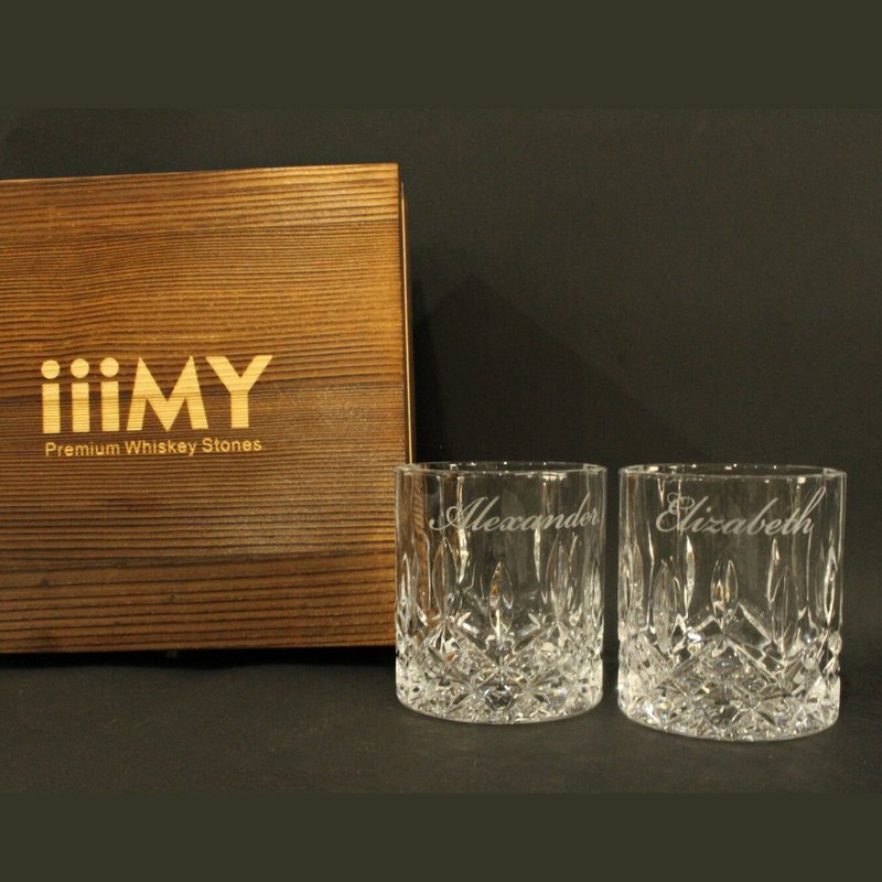 【定制】情人节 男友礼物 |专属名字订制iiiMY冰酒石套装 - 酒杯/酒器 - 玻璃 