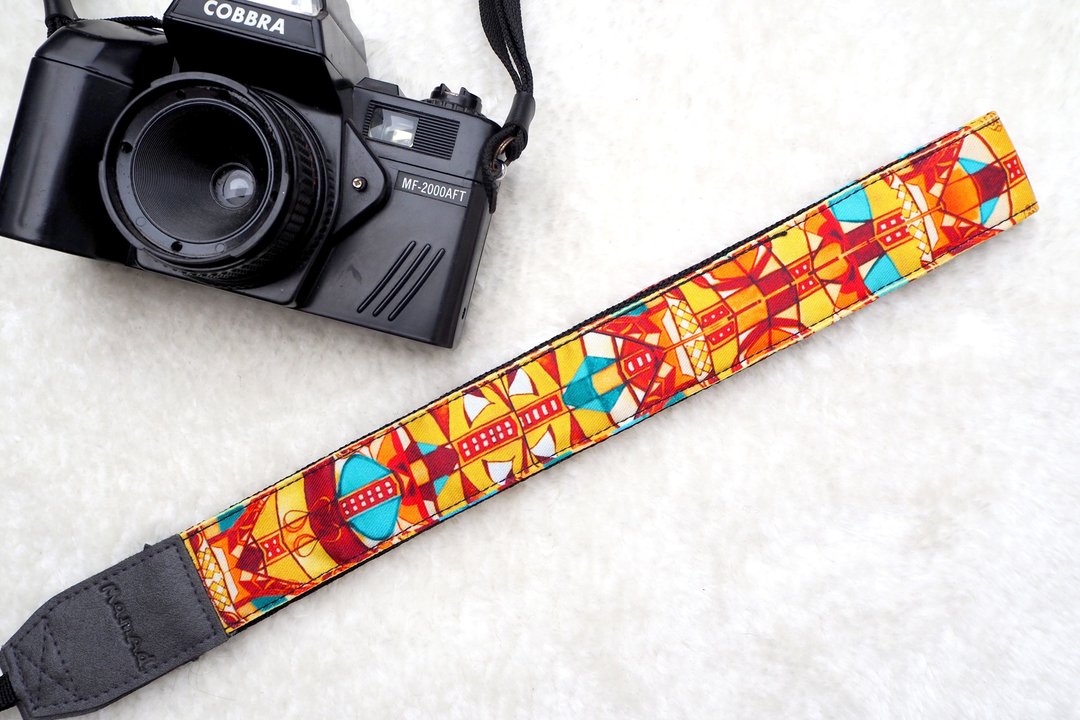 สายกล้อง CAMERA STRAP 01 - 相机 - 棉 多色