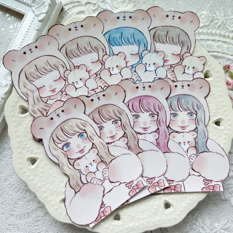 chibi mocha sticker - 贴纸 - 纸 多色