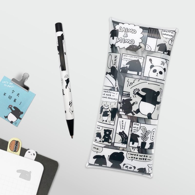 JzFun / LAIMO 果冻笔袋&铝管派克笔套组 - 铅笔盒/笔袋 - 塑料 多色