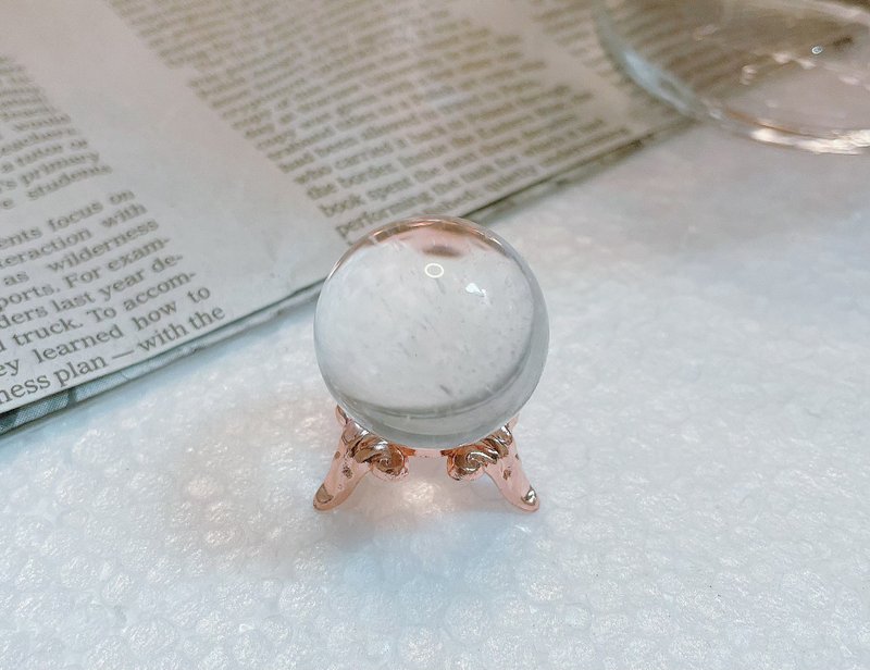 能量摆件 水晶球 原矿  原石 招财消磁 白水晶 - 摆饰 - 水晶 白色