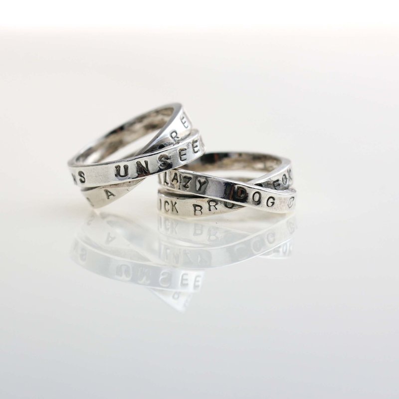 台北金工体验 I 无限戒 I 手作银戒指 - 金工/饰品 - 银 