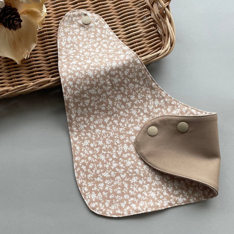 Bib like a scarf STAIF-Primo country flower (reversible) - 围嘴/口水巾 - 棉．麻 