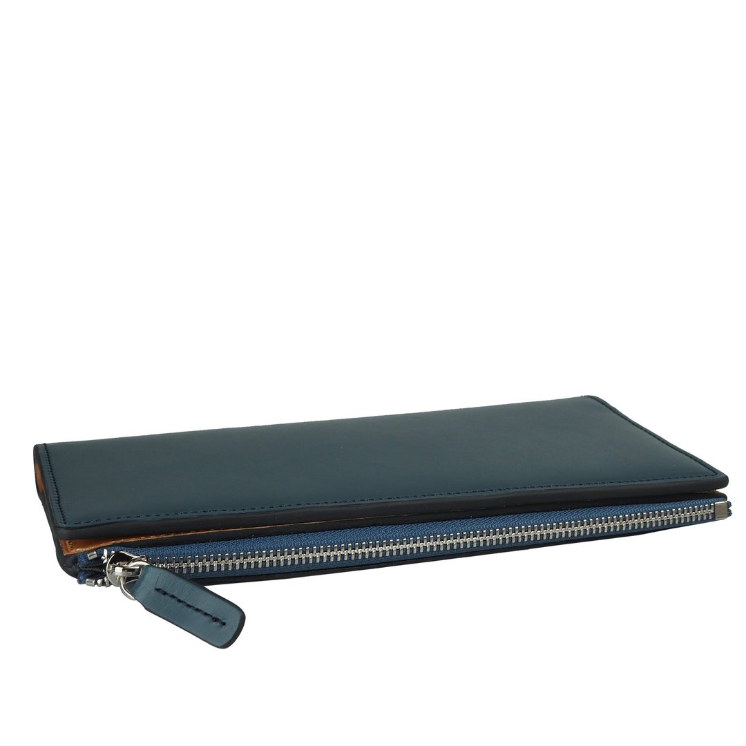 W wallet /Navy blue - 皮夹/钱包 - 纸 蓝色