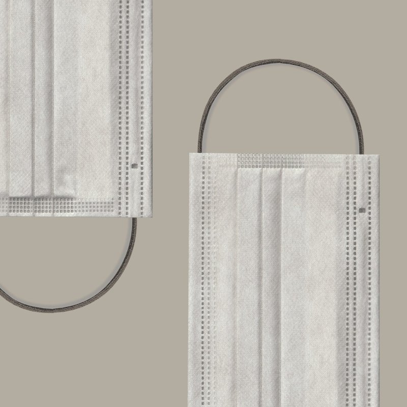 LEVEL 3 成人口罩 – 月亮石 (50片) - 口罩 - 其他材质 灰色