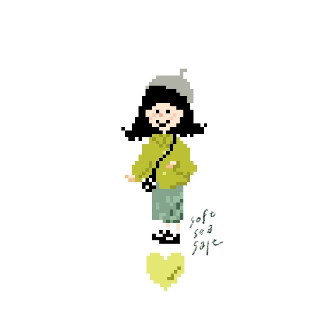 Pixel Art 像素画 似颜绘 单人 - 电子手绘真人画像/绘画/插画 - 其他材质 