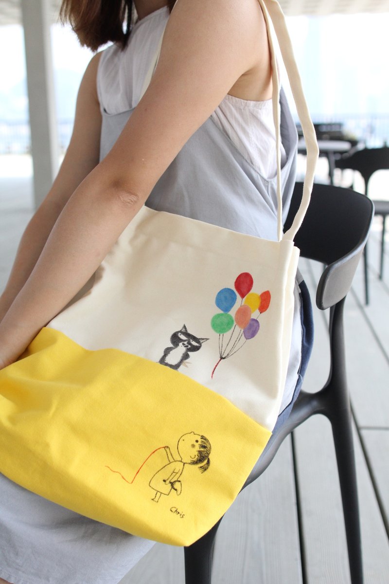 全手绘布袋 - 手提包/手提袋 - 棉．麻 